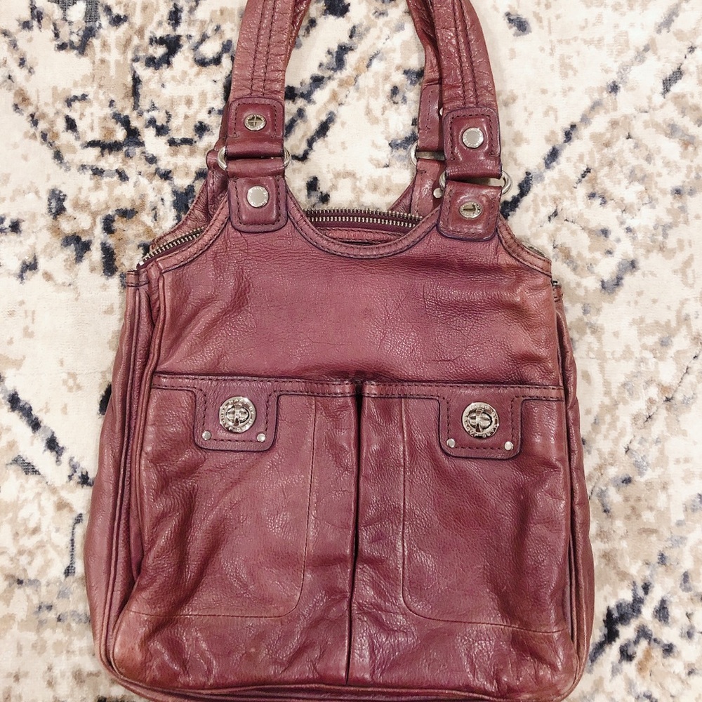 Marc Jacobs Mulberry Leather Tote
